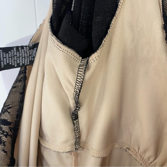 VTG NY&CO Sz M Babydoll Top Romantic Fairy Grunge Whimsygoth Lace Sheer Mesh - Picture 9 of 11